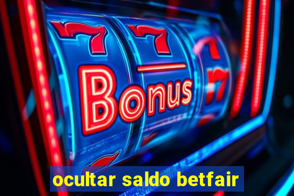 ocultar saldo betfair